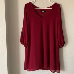 Maroon dress